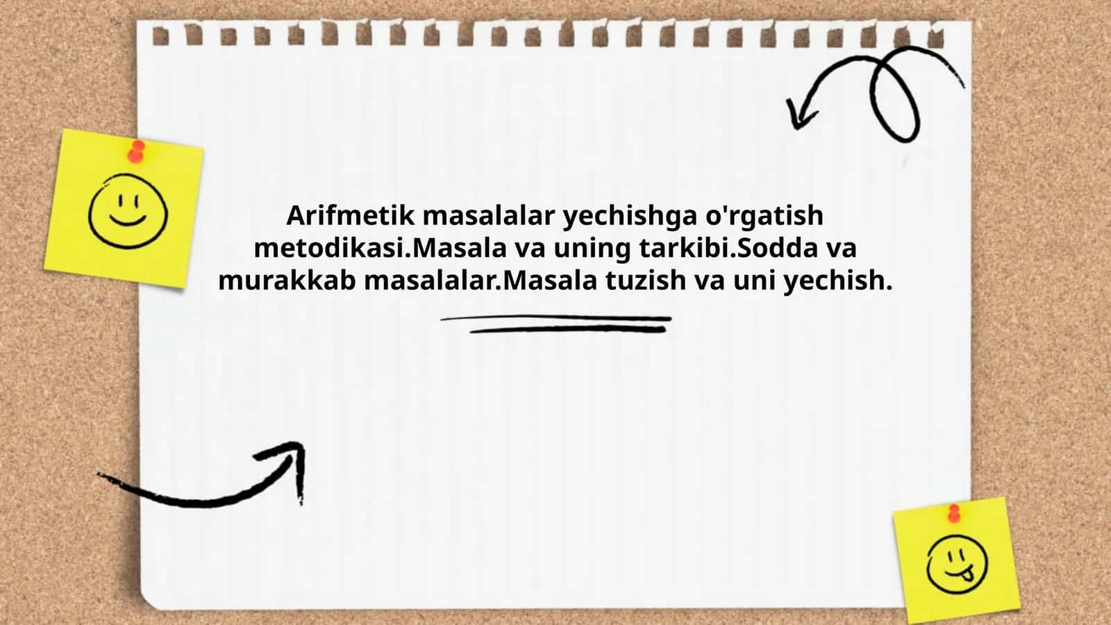 Arifmetik masalalar yechishga o'rgatish metodikasi