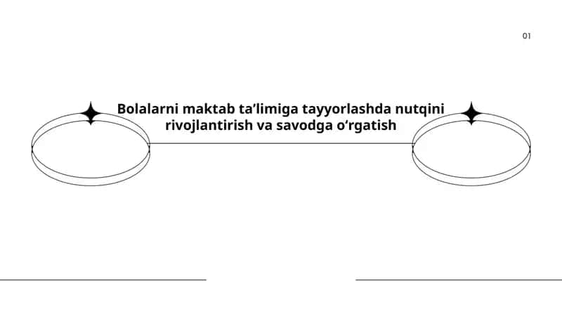 Bolalarni maktab taʼlimiga tayyorlashda nutqini rivojlantirish va savodga oʻrgatish