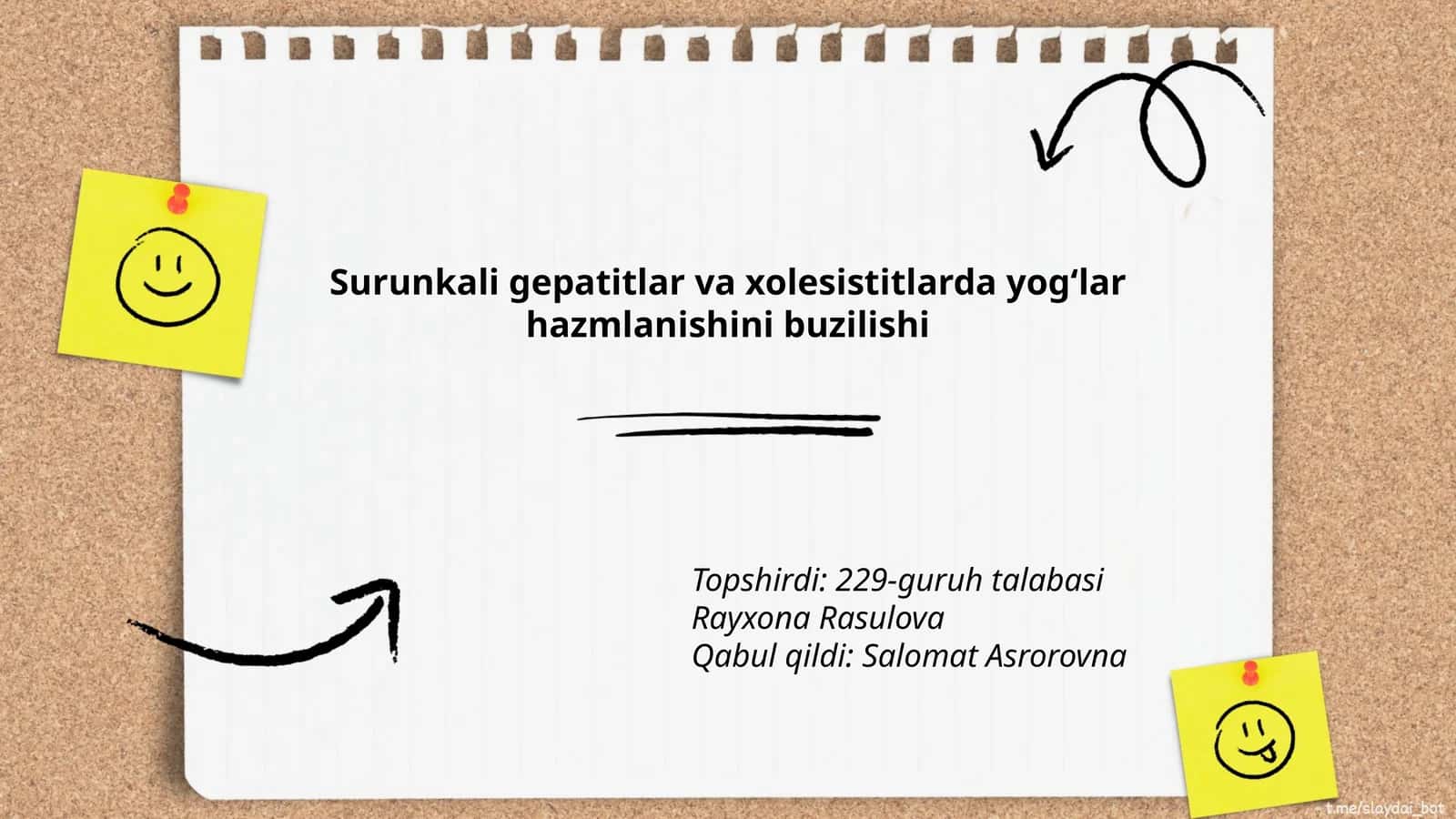 Surunkali gepatitlar va xolesistitlarda yogʻlar hazmlanishini buzilishi