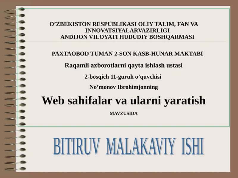 Raqamli axborotlarni qayta ishlash ustasi