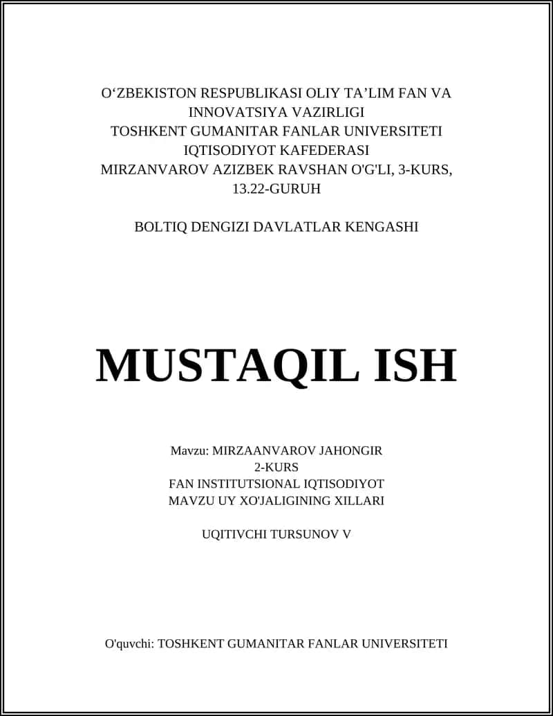 UY XO'JALIGINING XILLARI
