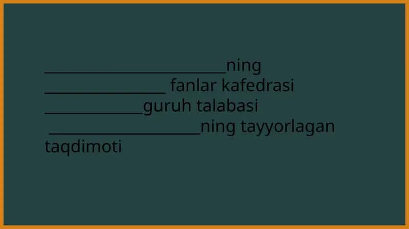Silliq mushaklar fiziologiyasi (KIRISH)