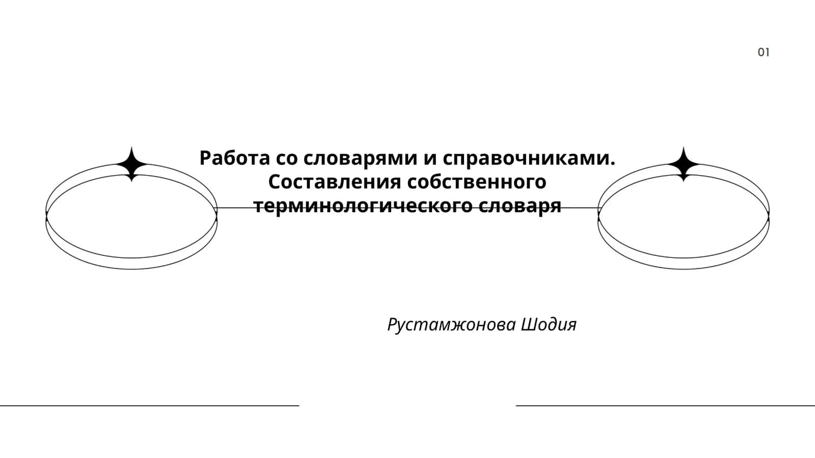 Работа со словарями и справочниками. Составления собственного терминологического словаря