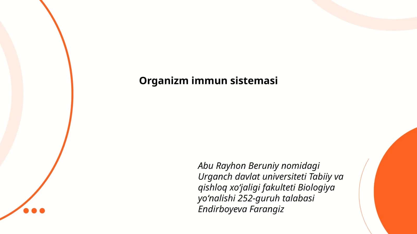 Organizm immun sistemasi