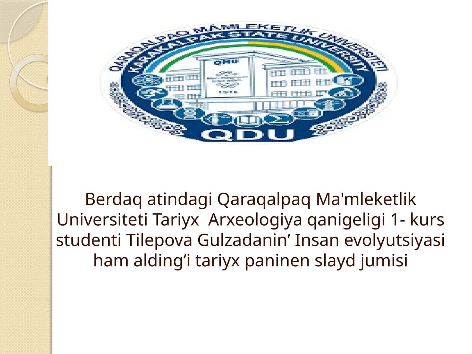 Tariyx Arxeologiya qanigeligi