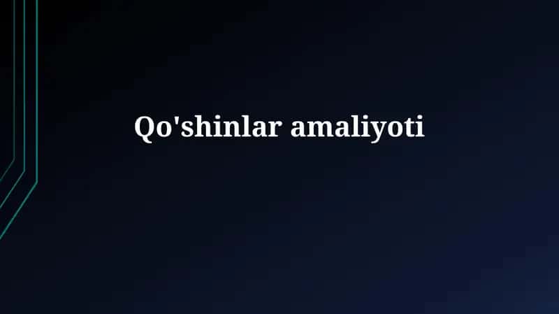 Harbiy operatsiyalarning asosiy elementlari