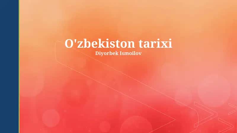 O'zbekiston tarixi