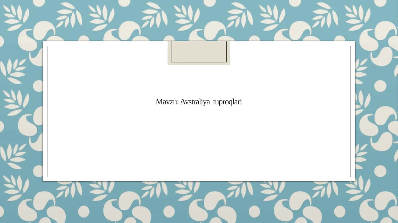 Avstraliya tuproqlari