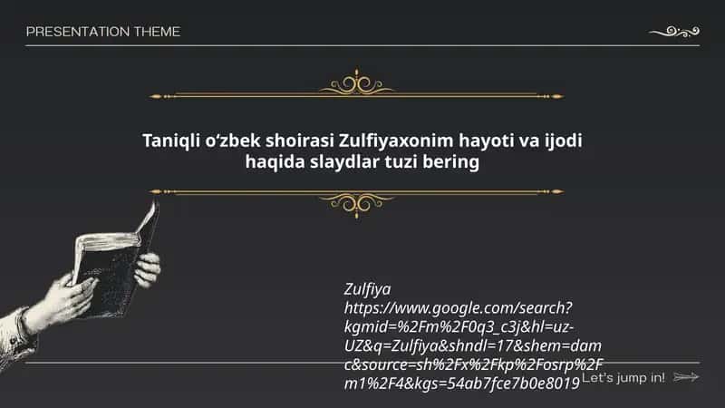 Zulfiyaxonim hayoti va ijodi