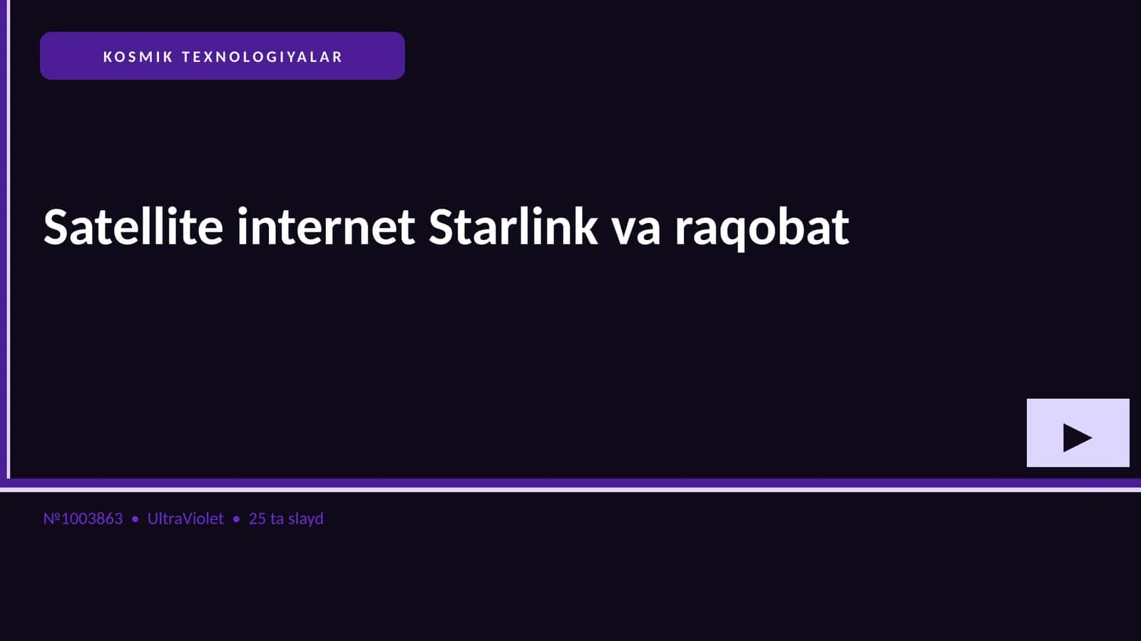 KOSMIK TEXNOLOGIYALAR
