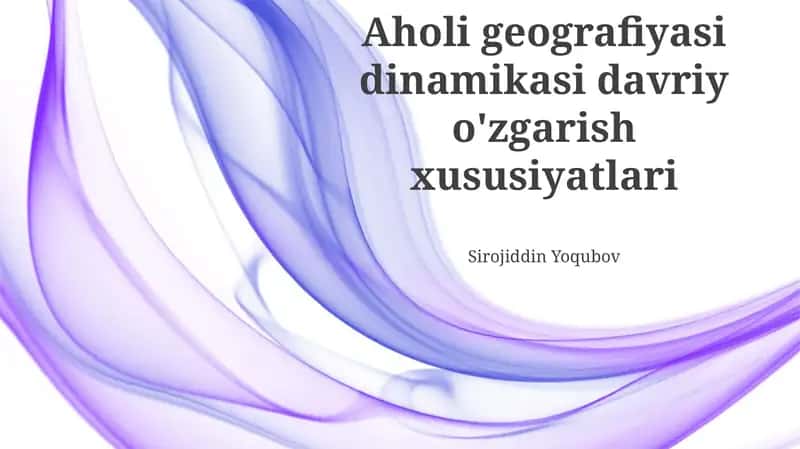 Kasallik tarqalishi va o'lim ko'rsatkichlari