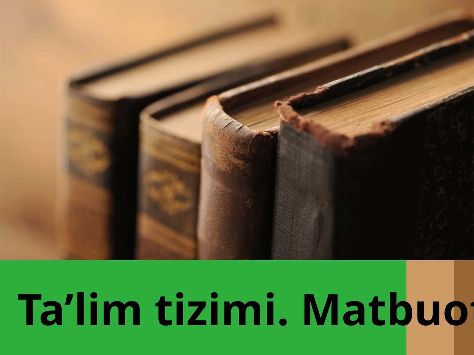 Ta’lim  tizimi.  Matbuot