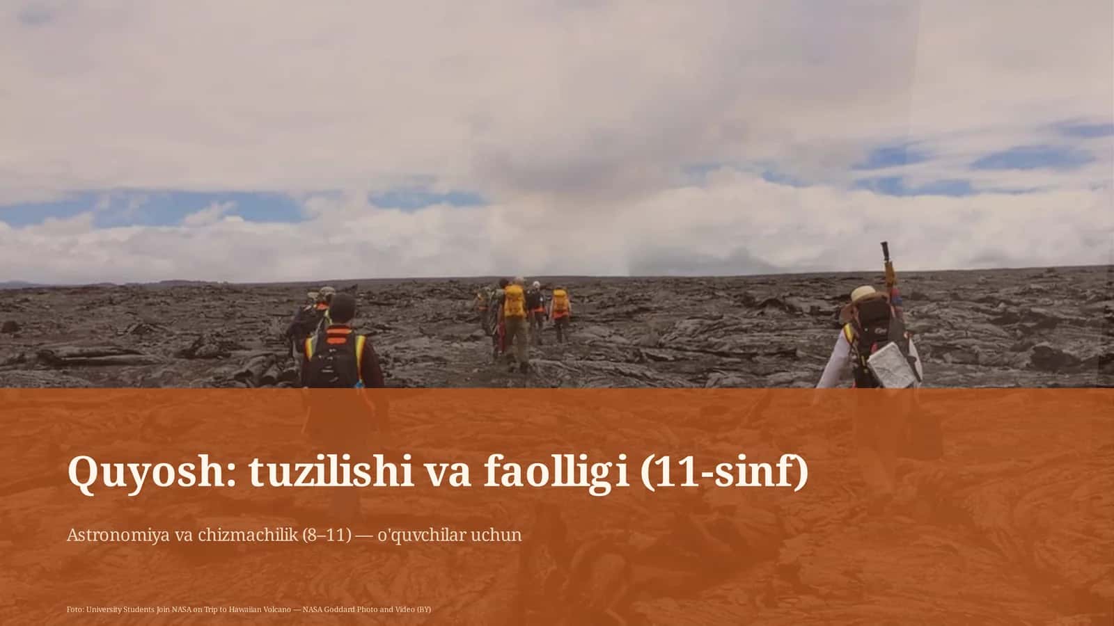 Quyosh: tuzilishi va faolligi (11-sinf)