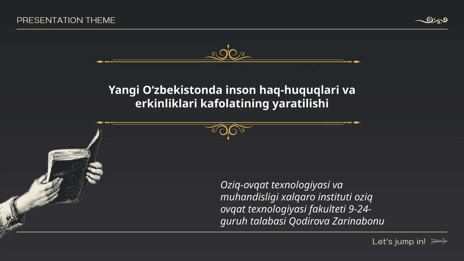 Inson haq-huquqlari va erkinliklari kafolati