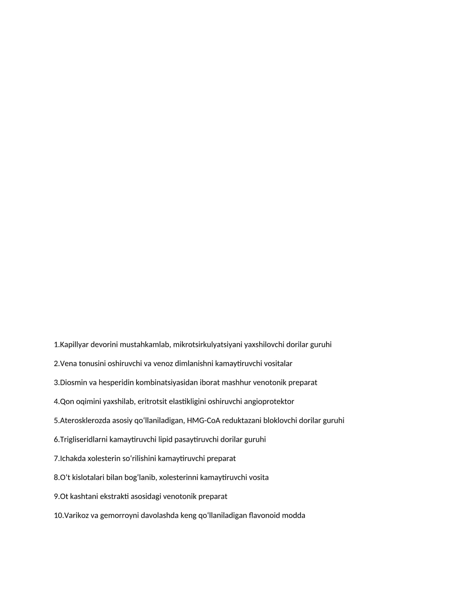 Angioprotektorlar