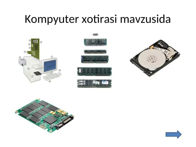 Kompyuter Xotirasi (Computer Memory)