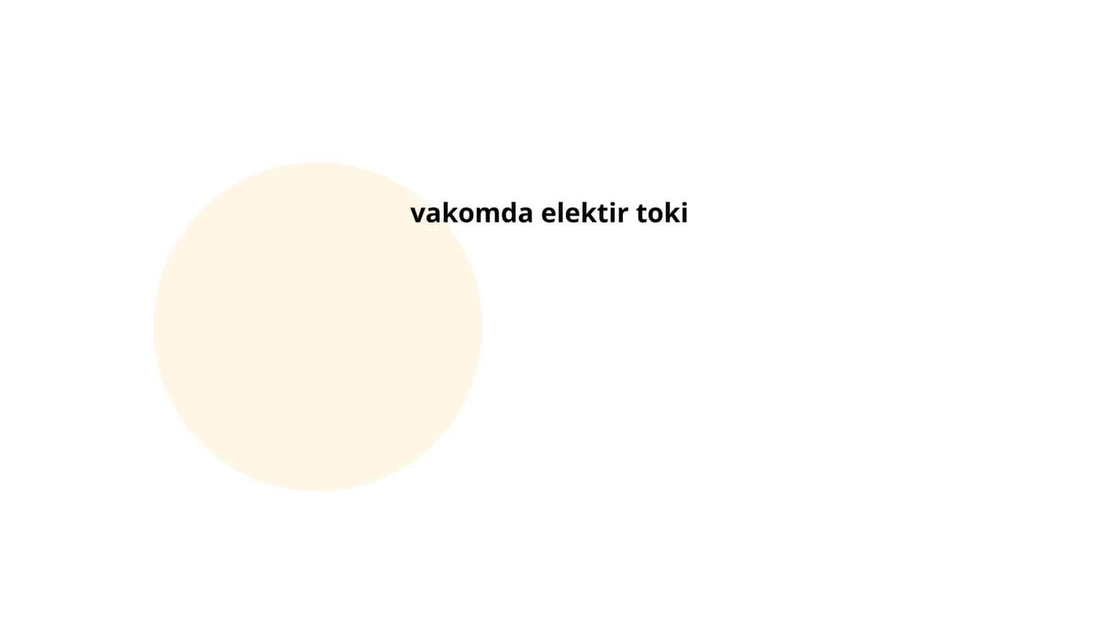 Vakomda elektir toki