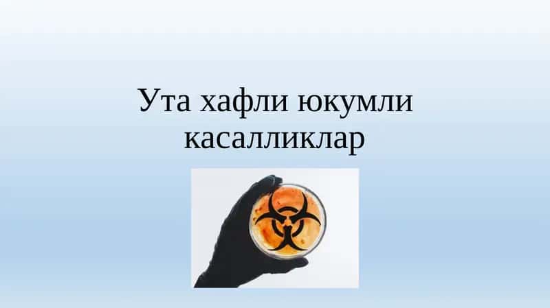 Ута хафли юкумли касалликлар