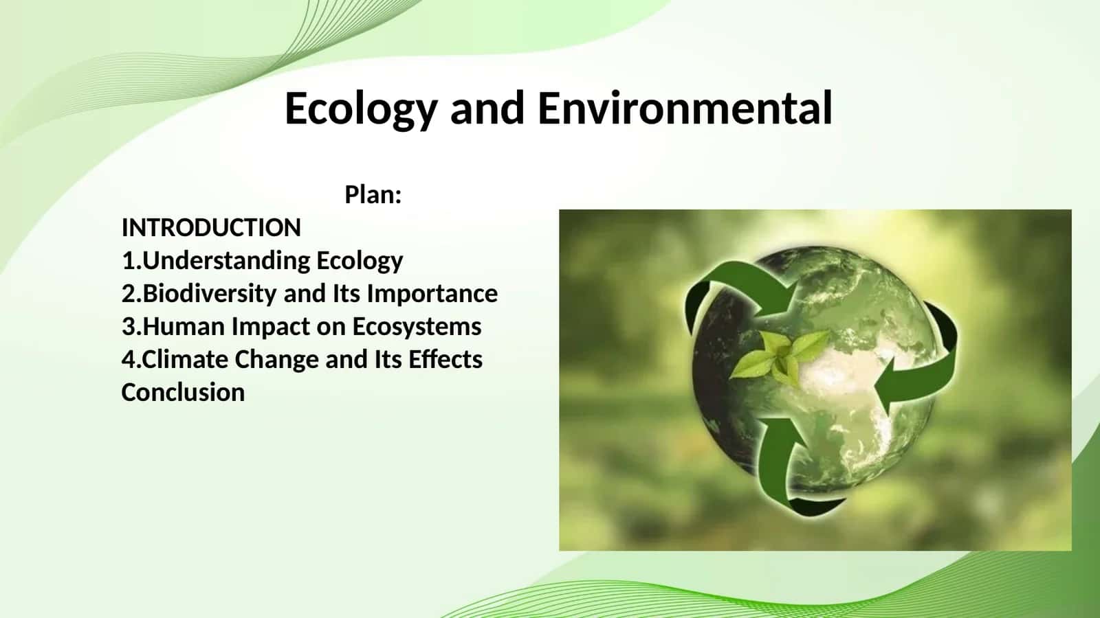 Ecology and Environmental
