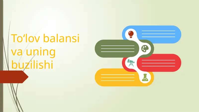 Toʻlov balansi va uning buzilishi