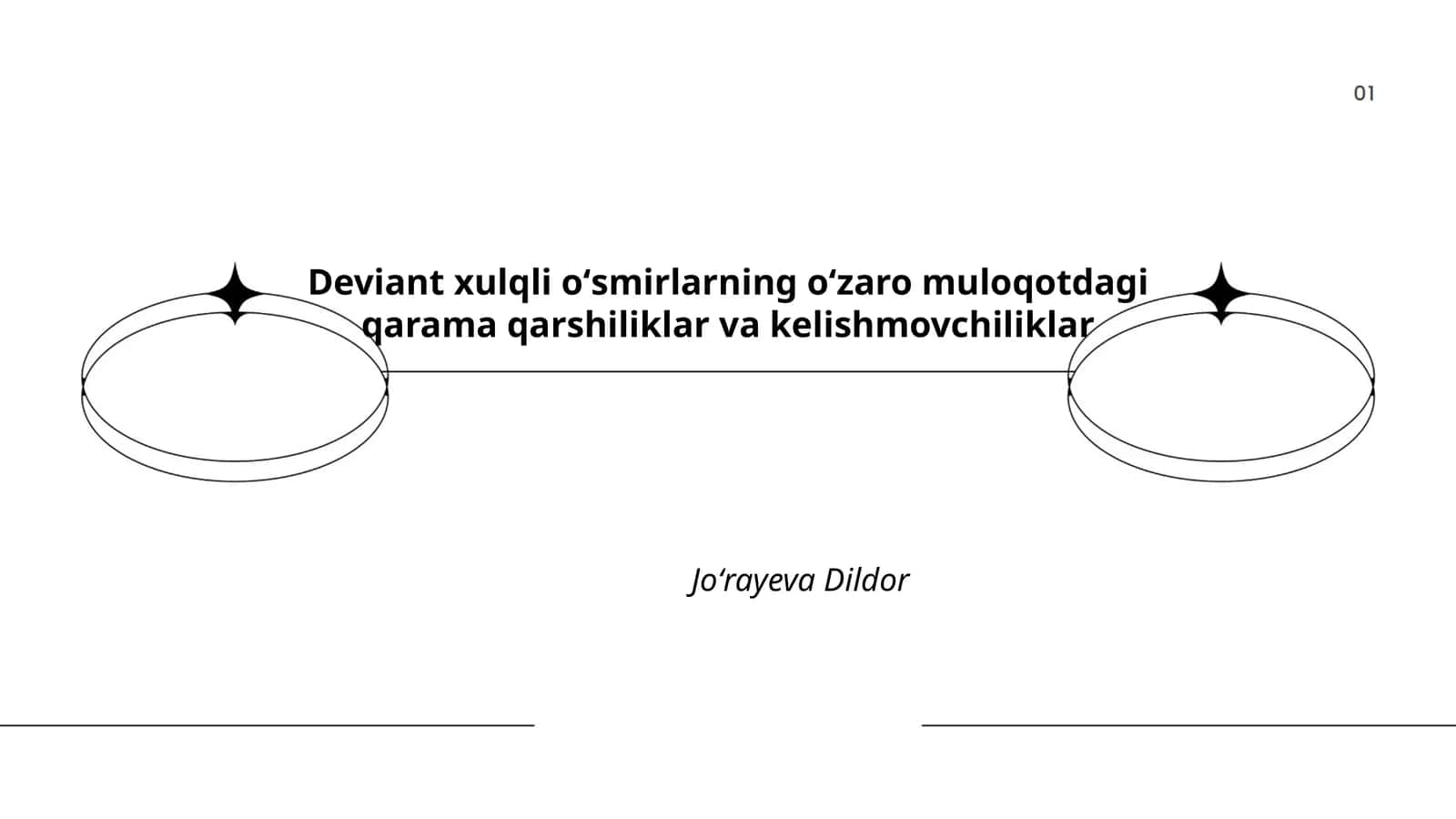 Deviant xulqli oʻsmirlarning oʻzaro muloqotdagi qarama qarshiliklar va kelishmovchiliklar