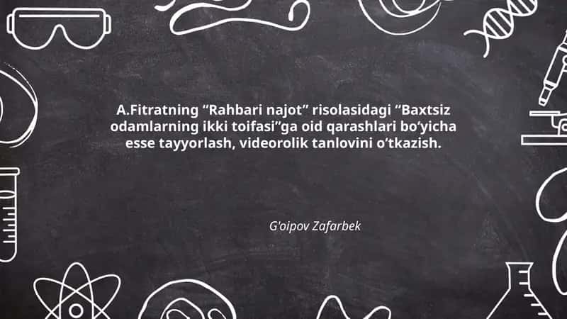 Baxtsiz odamlarning ikki toifasi