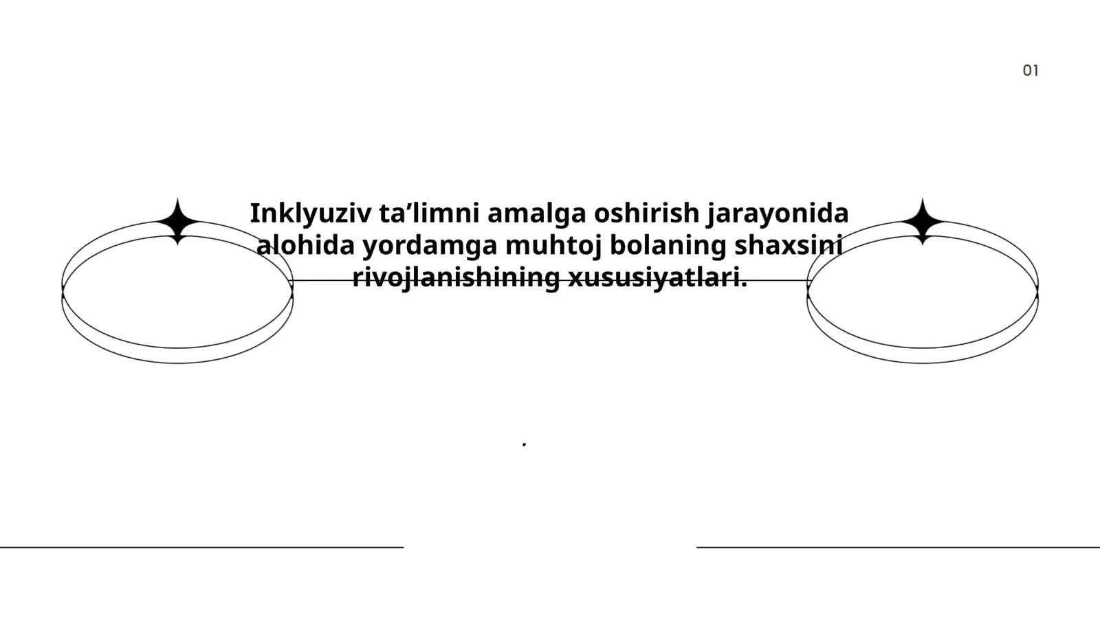 Inklyuziv taʼlimni amalga oshirish jarayonida alohida yordamga muhtoj bolaning shaxsini rivojlanishining xususiyatlari