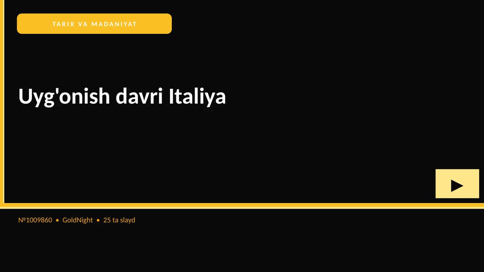 Uyg'onish davri Italiya