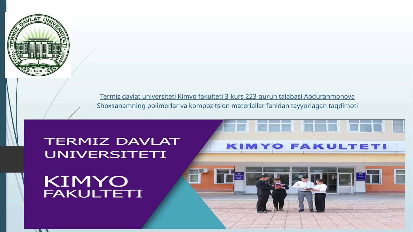 Polimer kompozitsion materiallar