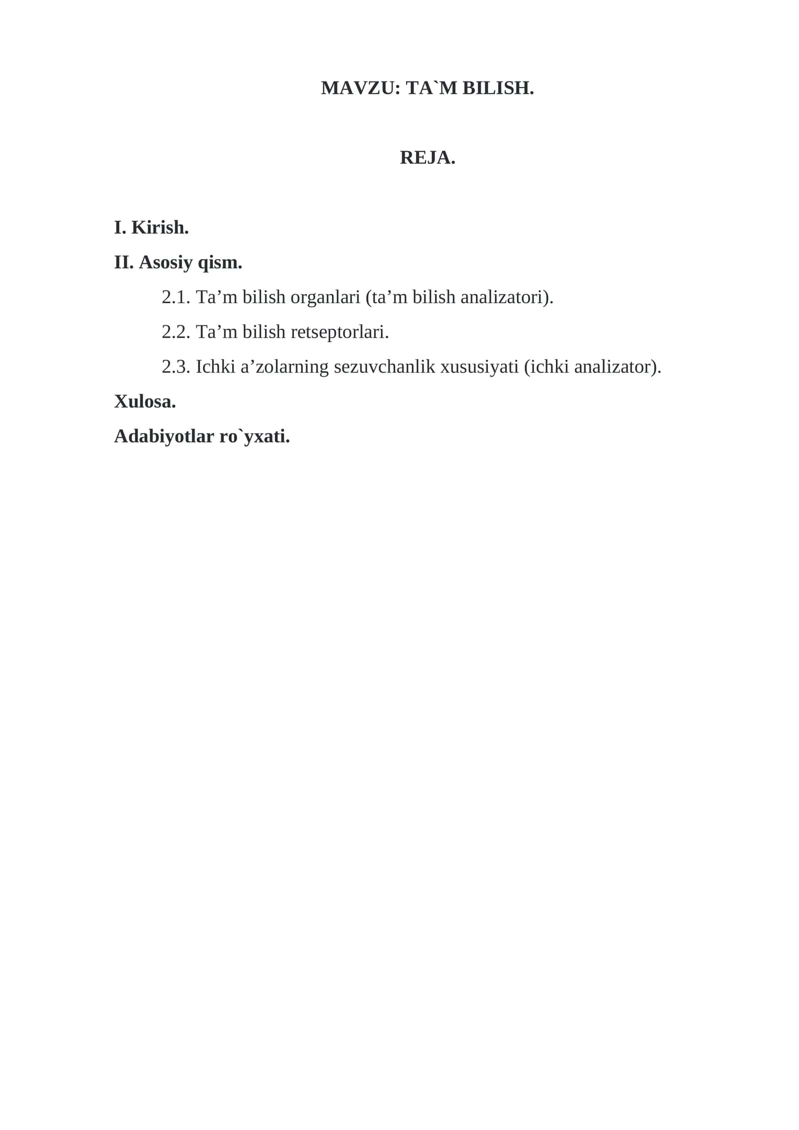 Ta`m bilish