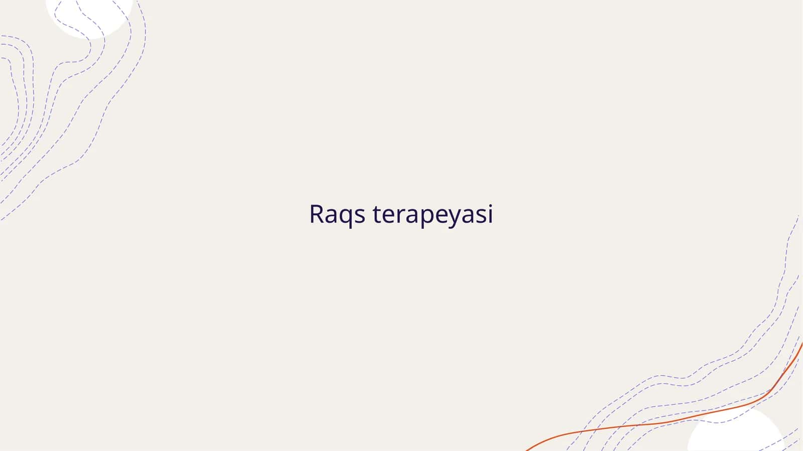 Raqs terapeyasi