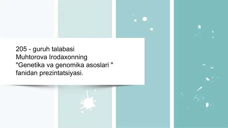 Genetikavagenomikaasoslari