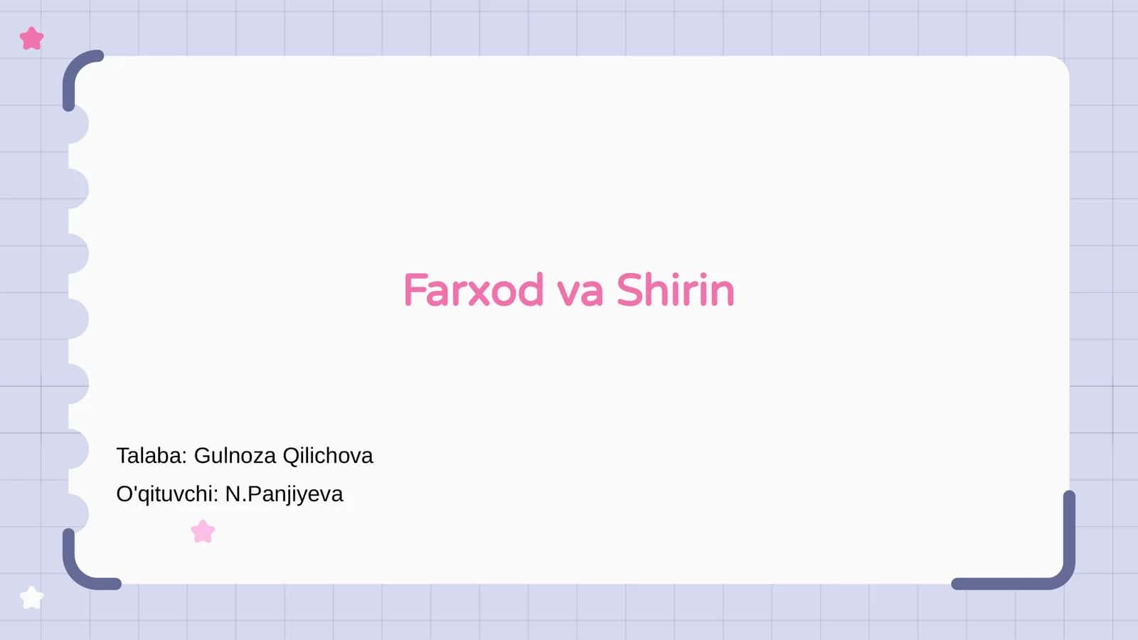 Farxod va Shirin