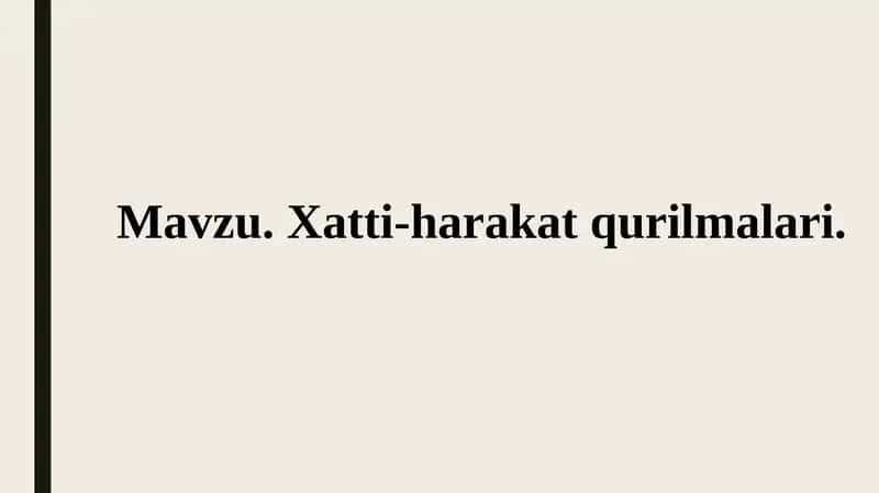 Xatti-harakat qurilmalari