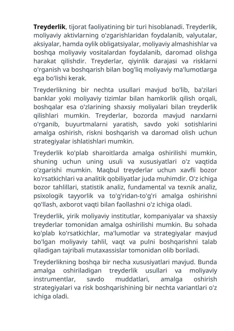 Treyderlik