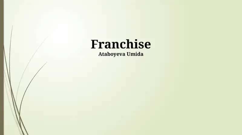 Franchise Fundamentals