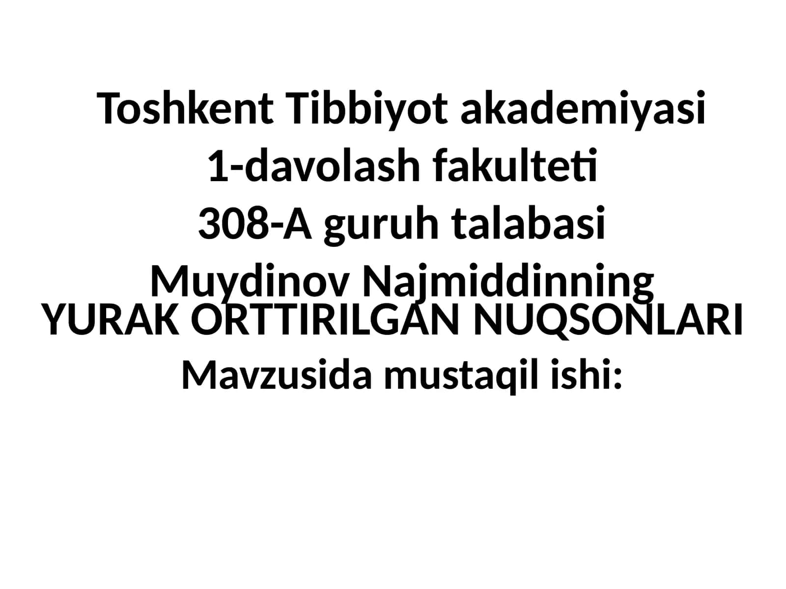 YURAK ORTTIRILGANNUQSONLARI