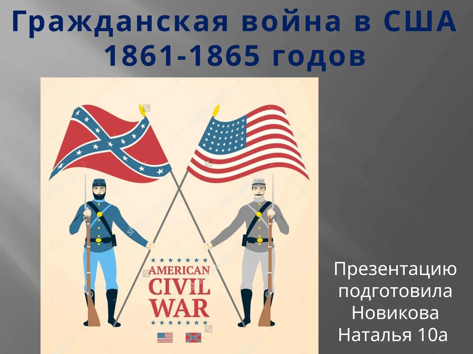 Гражданская война в США 1861-1865 годов
