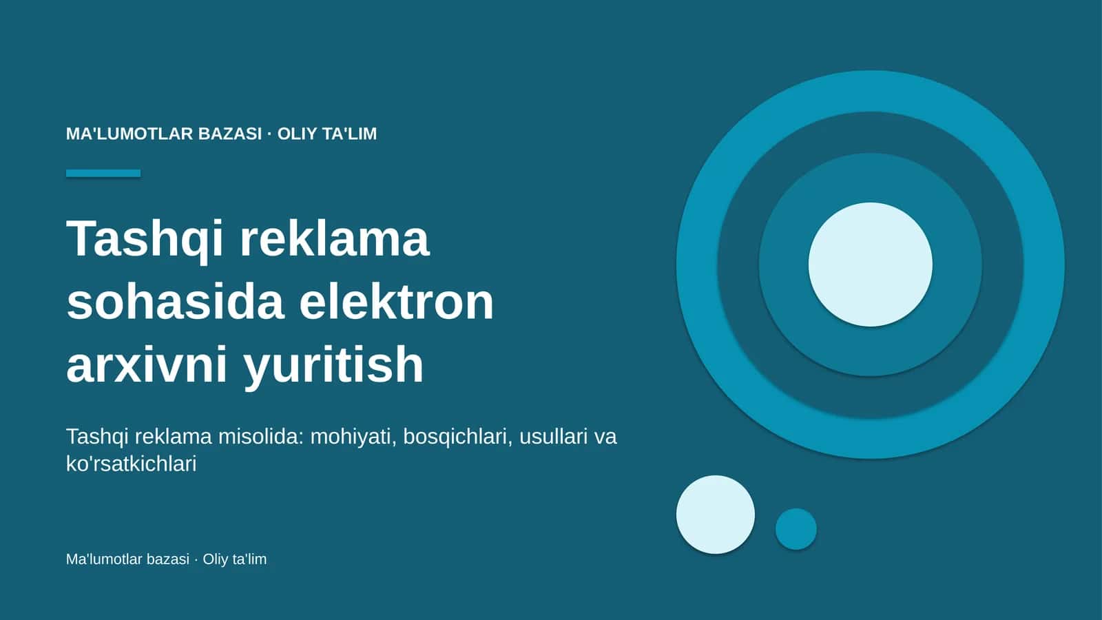 tashqi reklama sohasida elektron arxivni yuritish 8553