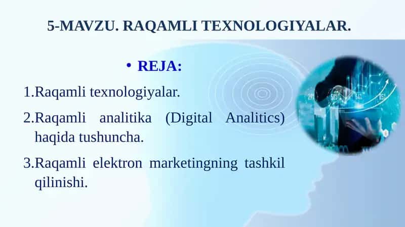 Raqamlitexnologiyalar