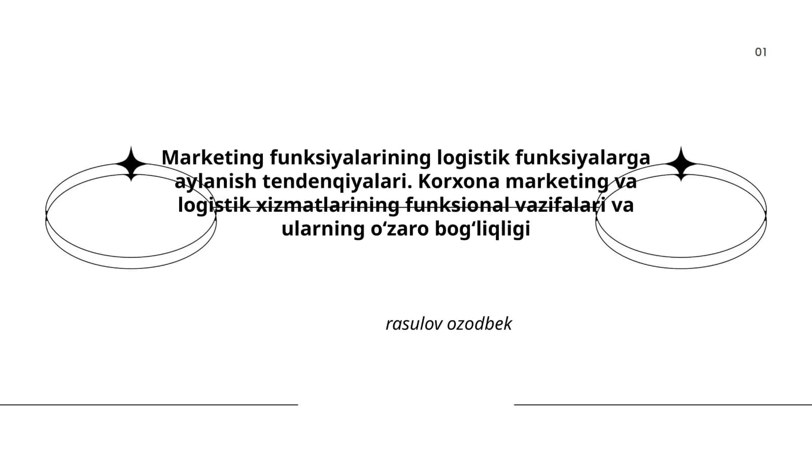 Marketing funksiyalarining logistik funksiyalarga aylanish tendenqiyalari