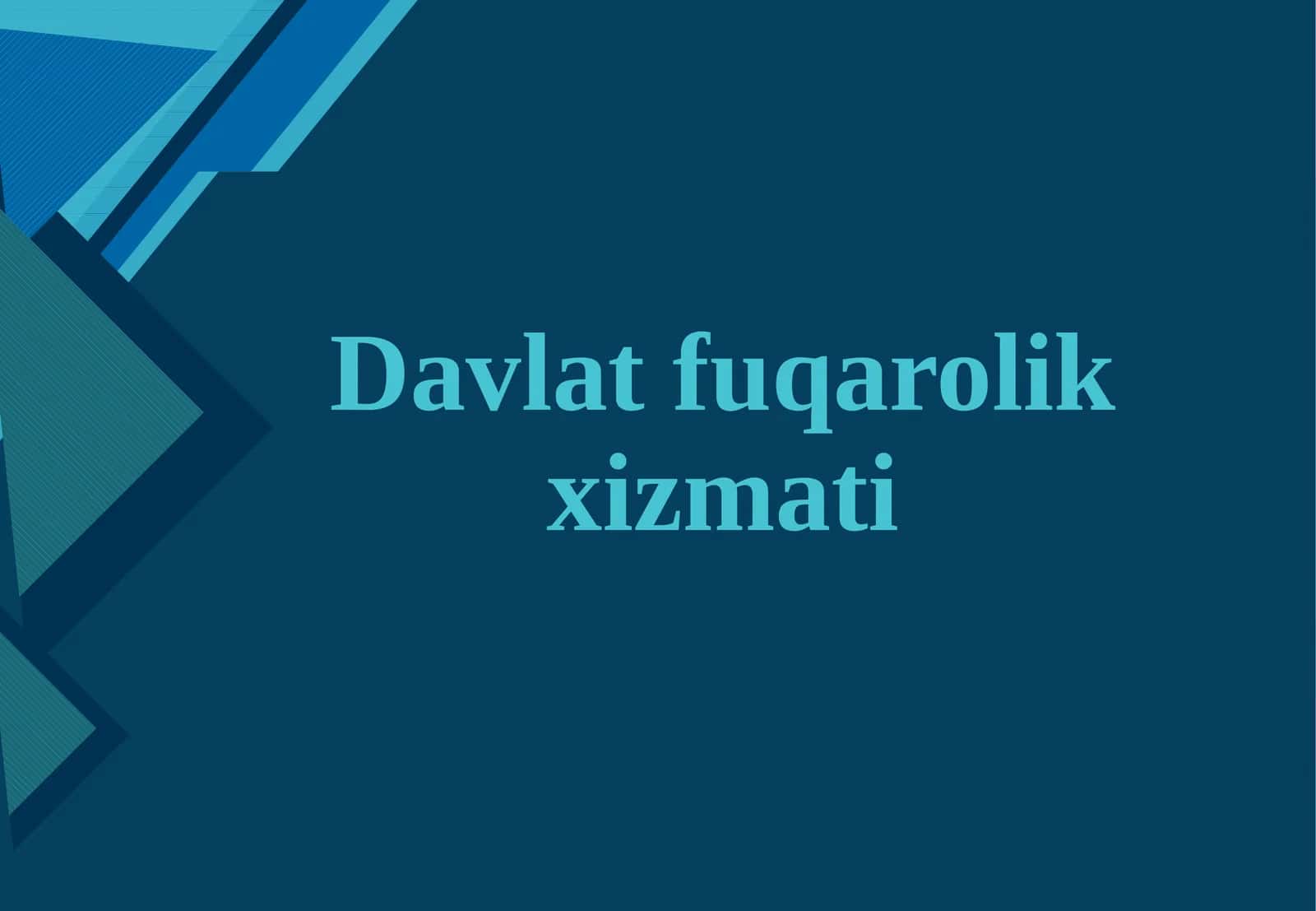 Davlat fuqarolik xizmati