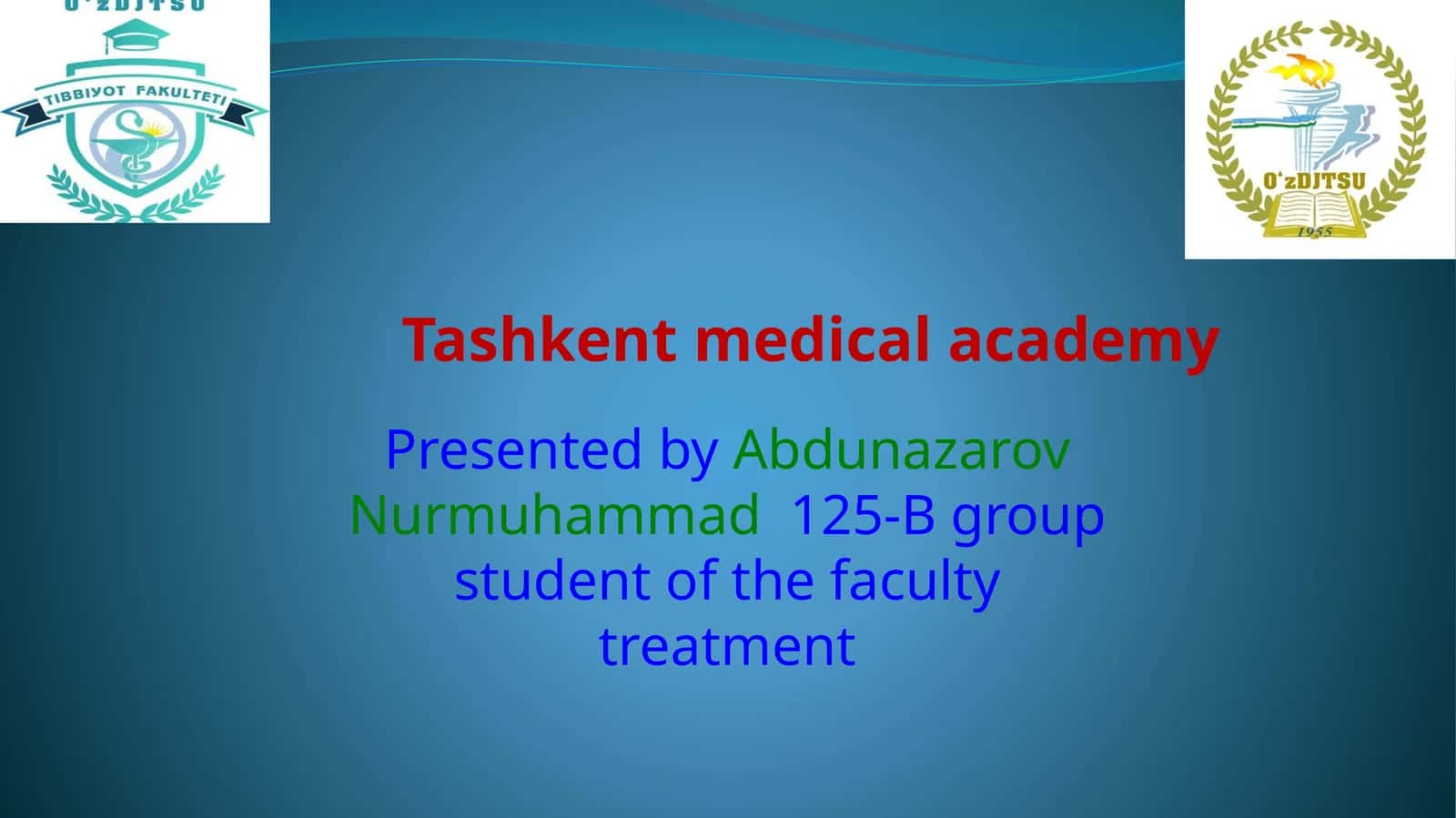 Tashkent medical academy