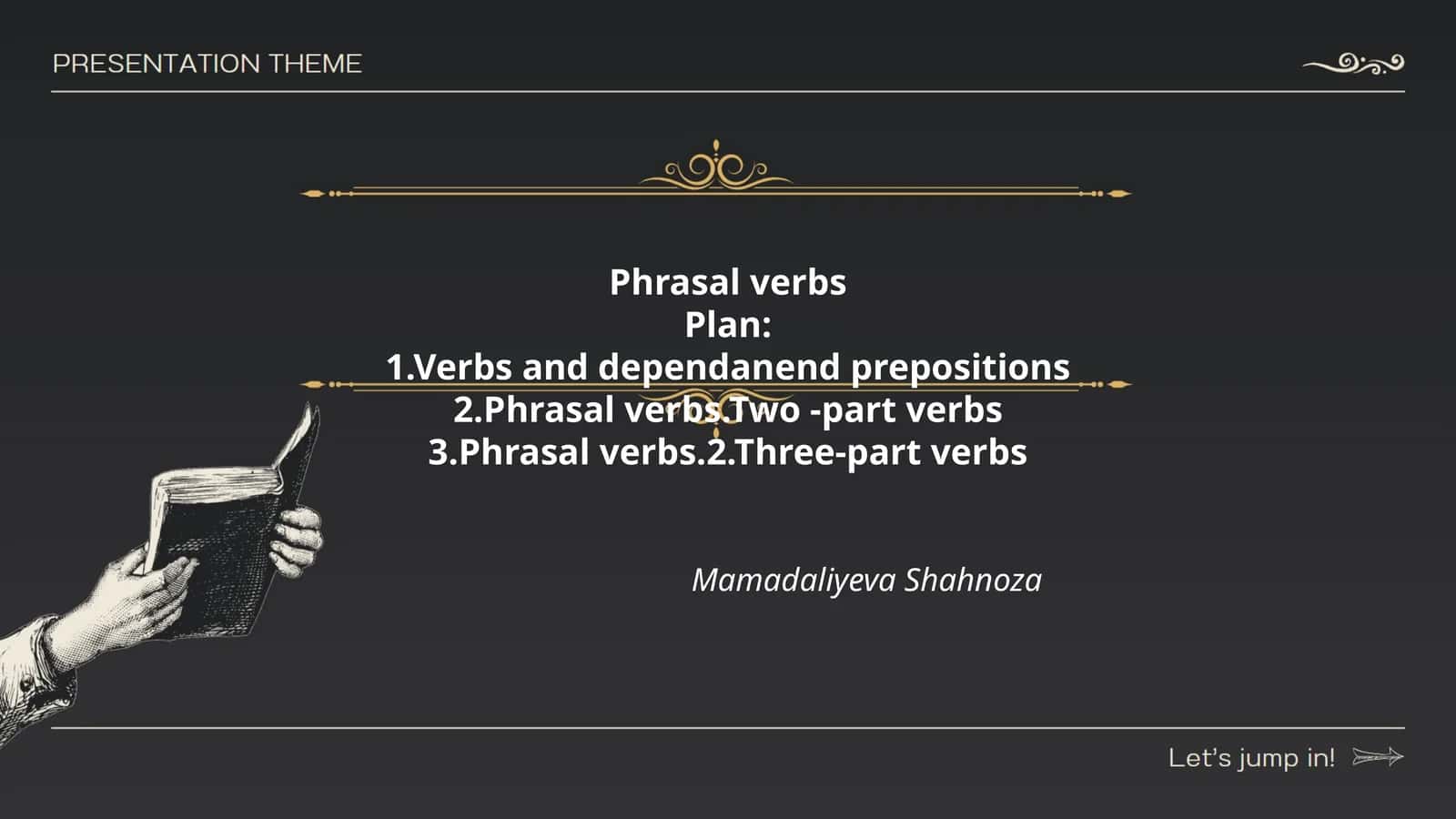 Phrasal verbs