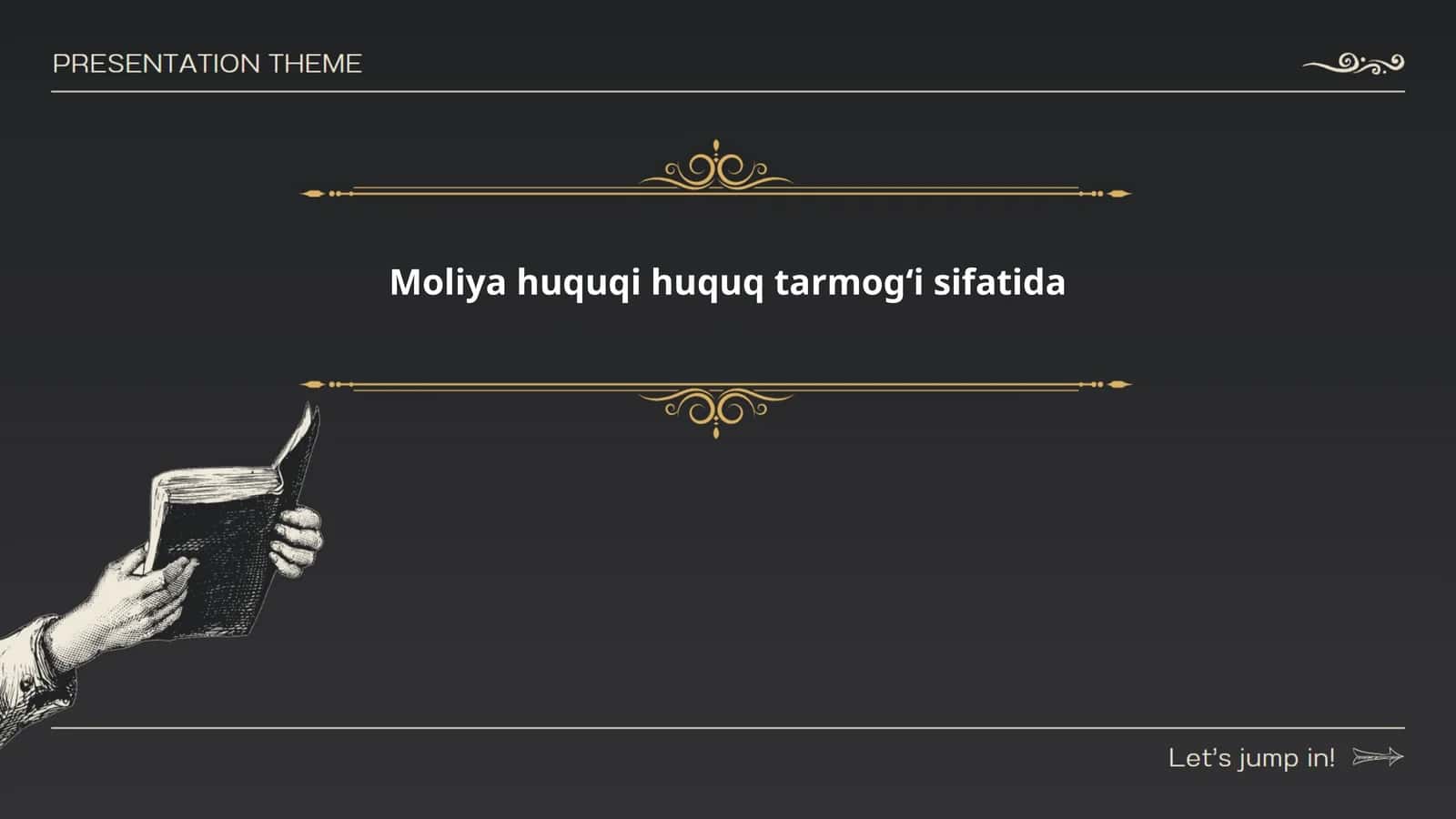 Moliya huquqi huquq tarmog‘i sifatida