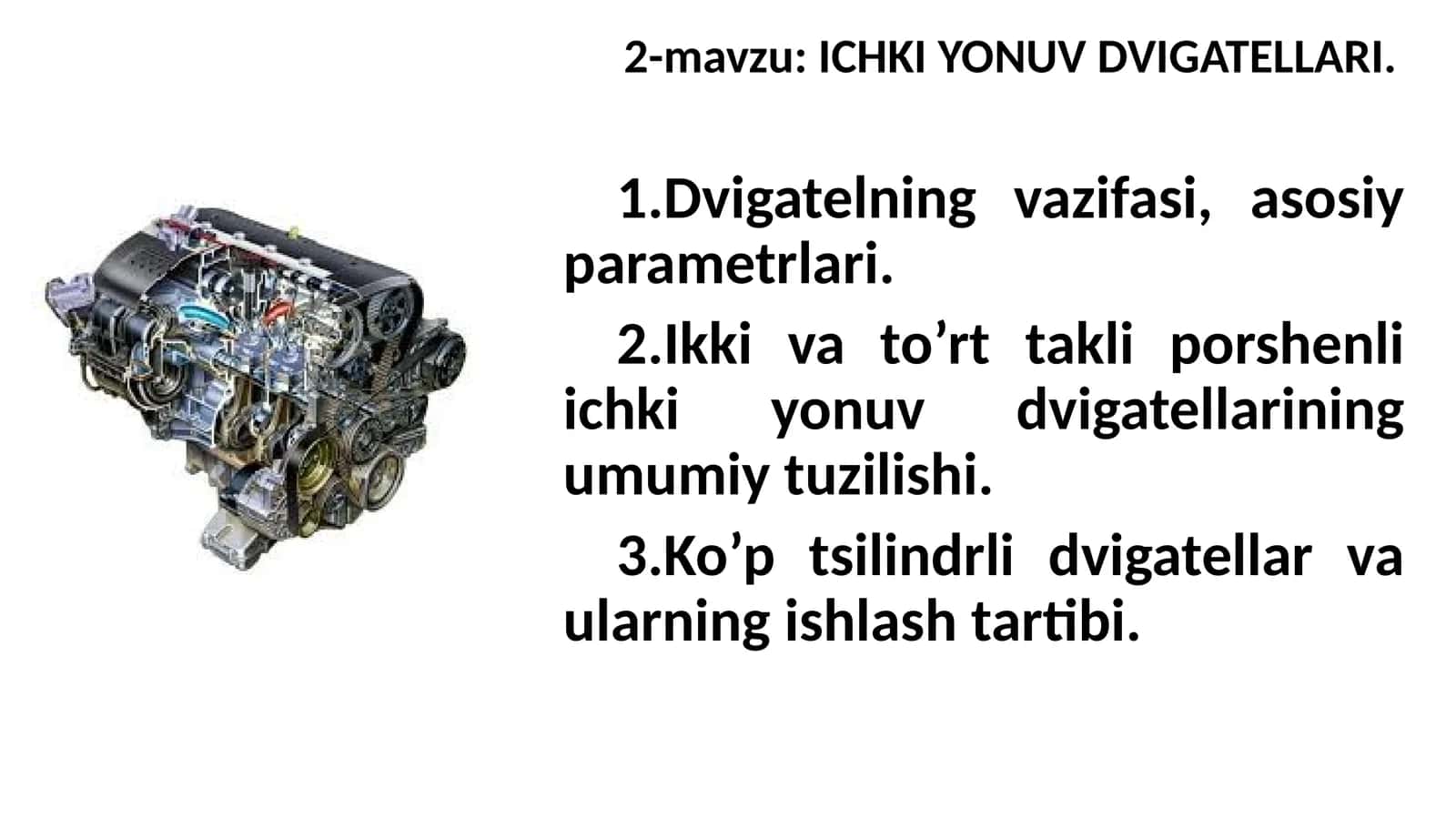 ICHKI YONUV DVIGATELLARI