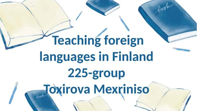 Teaching foreign languages in Finland
