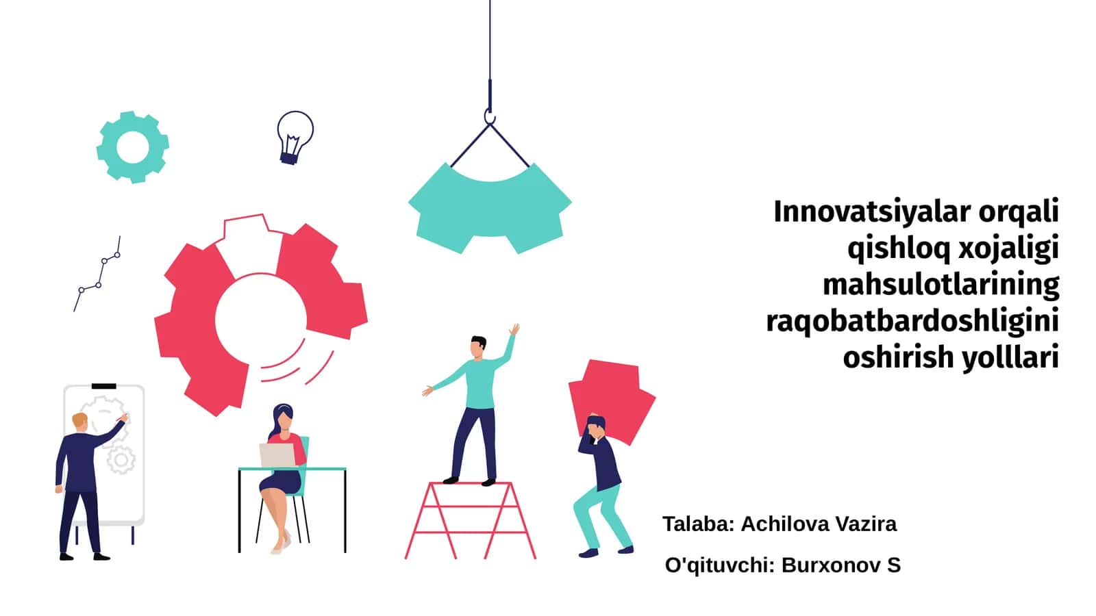 Innovatsiyalar va qishloq xo'jaligi mahsulotlari