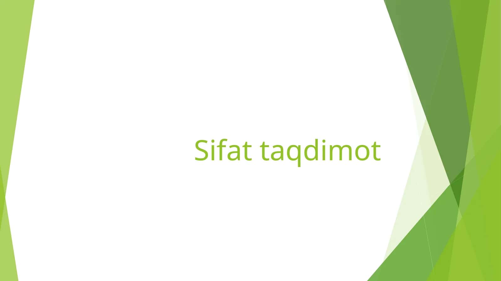 Sifat ona tili