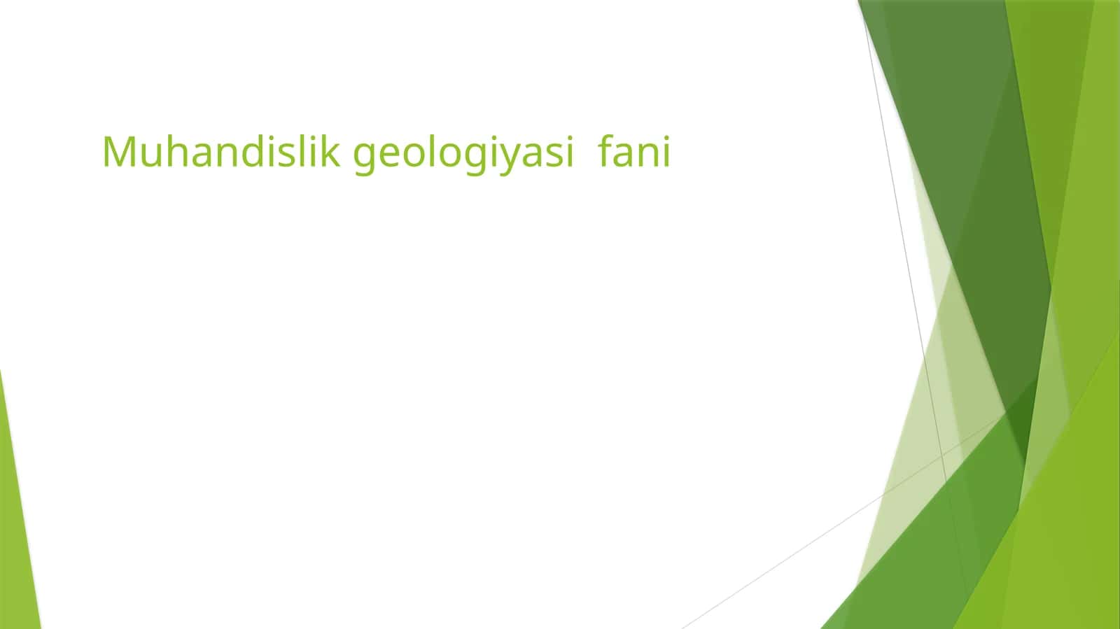 Geologiya, injenerlik geologiyasi va gidrogeologiya fanlarining rivojlanishiga katta xissa qo'shgan o'zbek olimlar